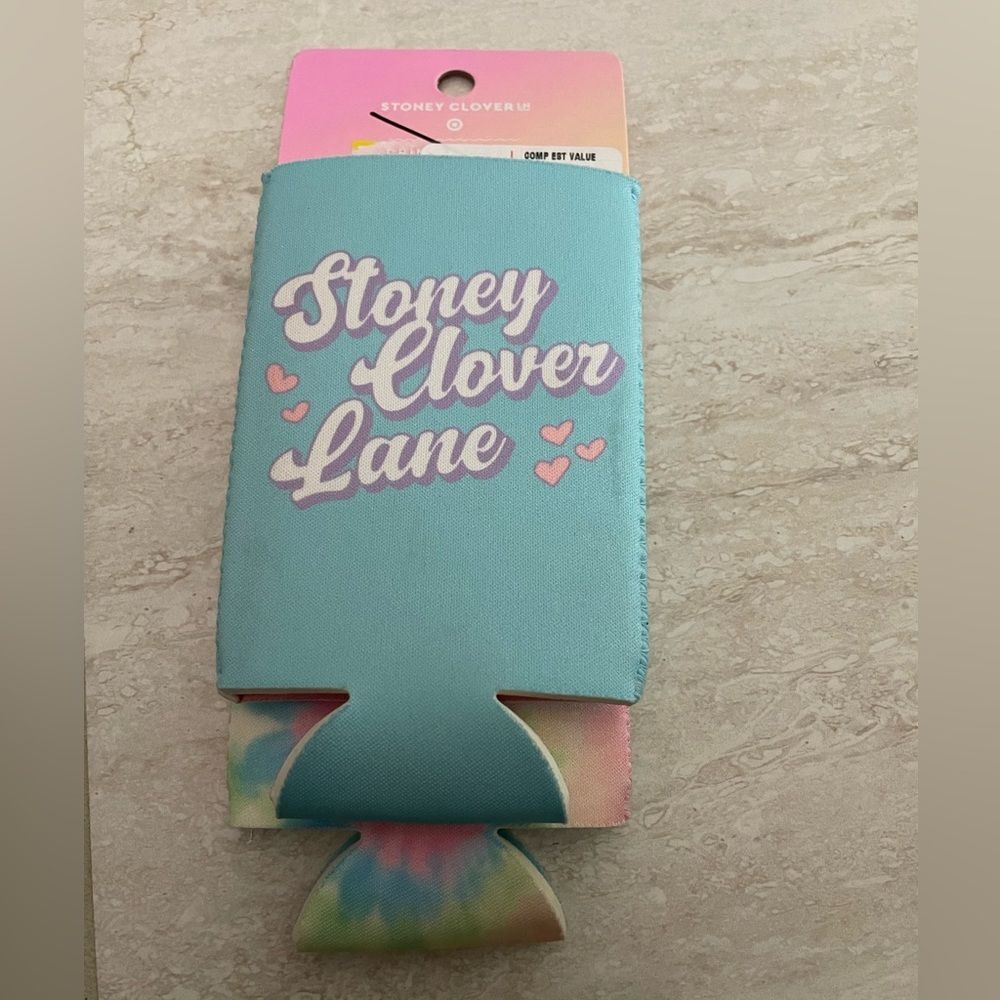 Stoney Clover Lane x Target Slim Can Drink Sleeves Blue Tie Dye Cooler Koozie